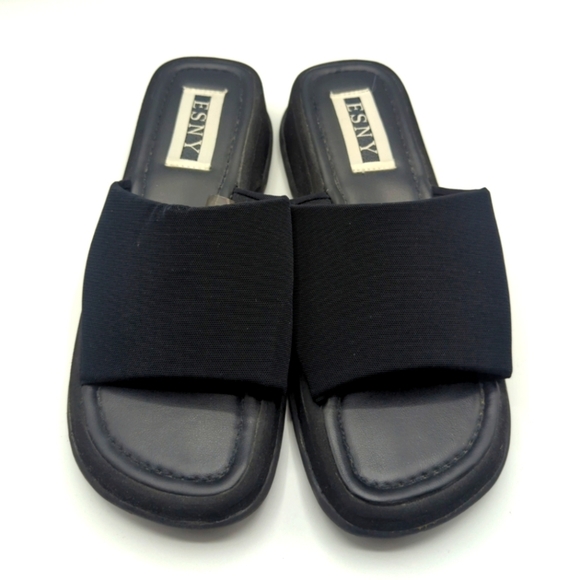 Vintage 90's Y2K Chunky Platform Slides - Picture 1 of 8